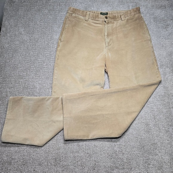 Dockers Other - Dockers Khakis Corduroy Pants Mens 36x32 Tan Beige Straight Leg Cotton